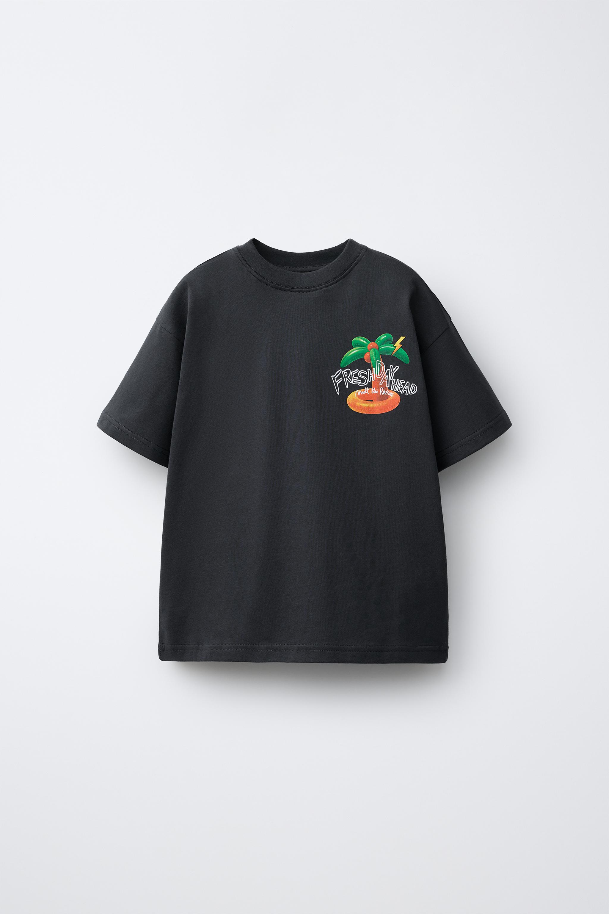 T-SHIRT IMPRIMÉ PALMIER